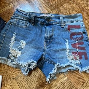 Vintage Havana jean shorts - girls, size 12